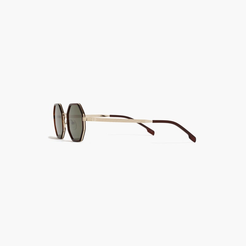 Blackout Geometric Green Sunglasses for Women - Image 4